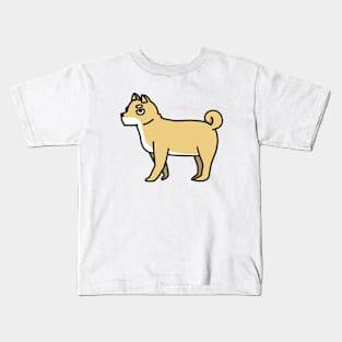 Kawaii Shiba Inu Dog Kids T-Shirt